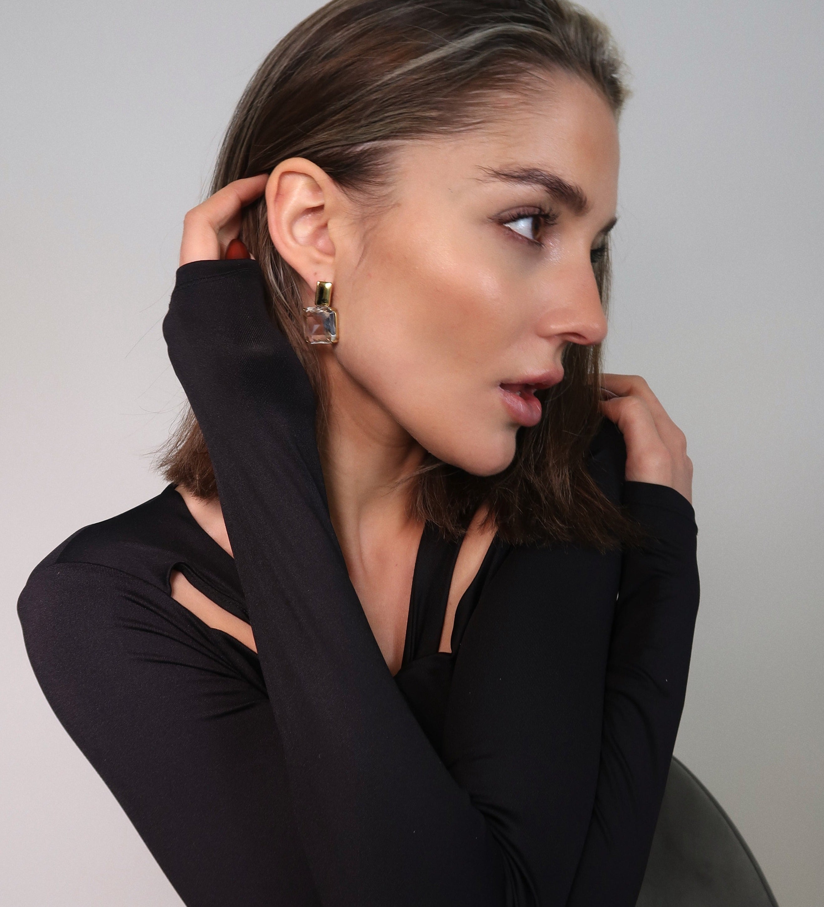 Elina Earrings silver