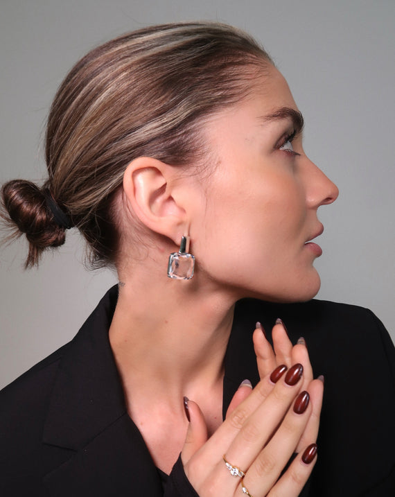 Elina Earrings silver